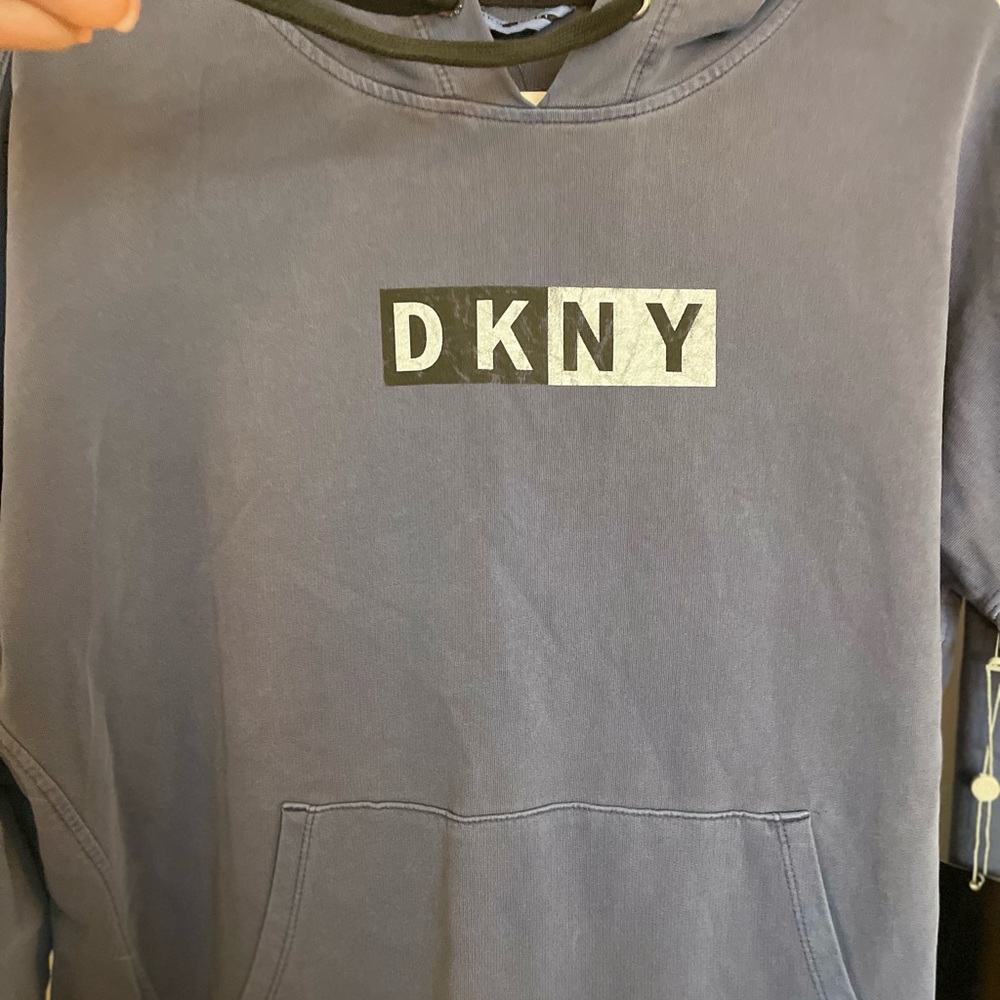 DKNY Sport Hooded Logo Sweater - Size M - Picture 4 of 14